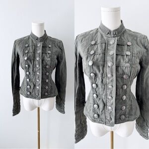 Smart set army green napoleon jacket